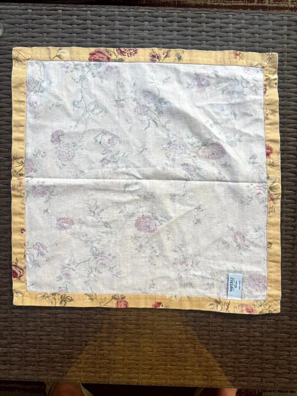 Waverly Sonata Rose Floral Harbor House 100% Cotton 19